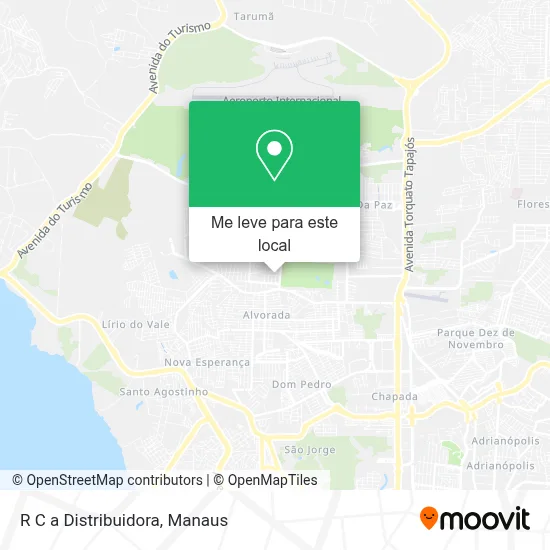 R C a Distribuidora mapa