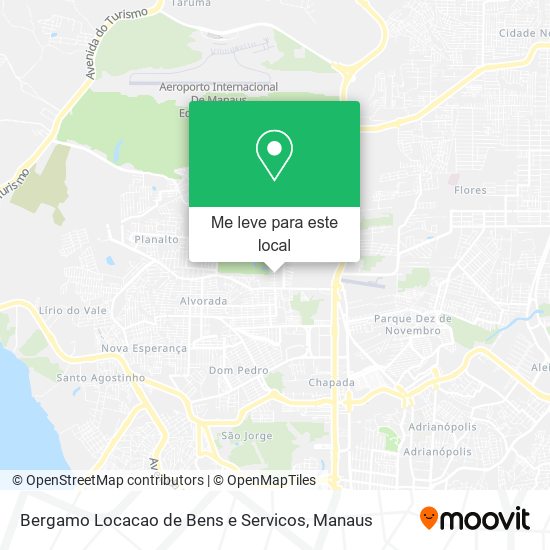 Bergamo Locacao de Bens e Servicos mapa