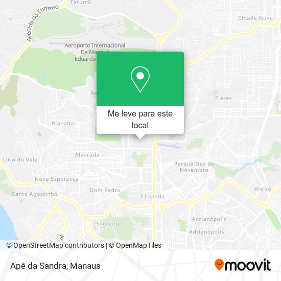 Apê da Sandra mapa