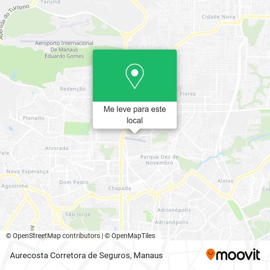 Aurecosta Corretora de Seguros mapa