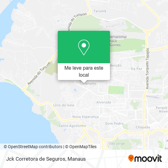 Jck Corretora de Seguros mapa