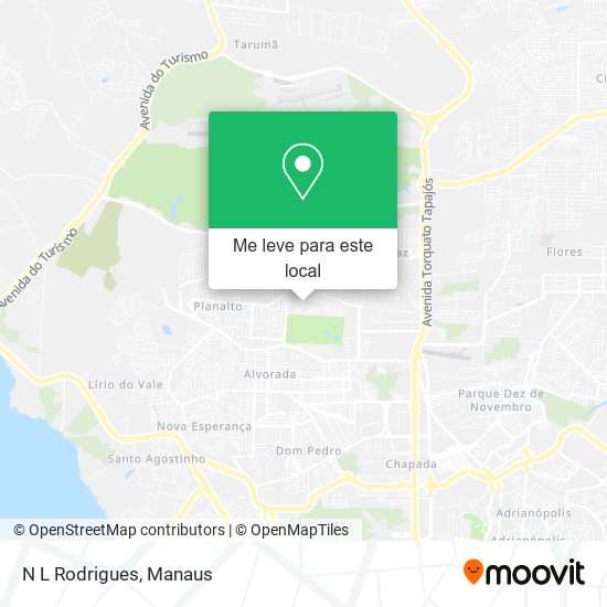 N L Rodrigues mapa
