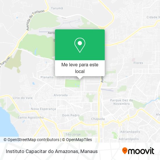Instituto Capacitar do Amazonas mapa