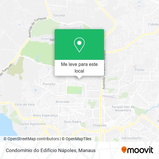 Condomínio do Edifício Nápoles mapa