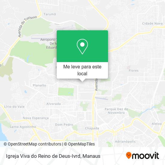 Igreja Viva do Reino de Deus-Ivrd mapa