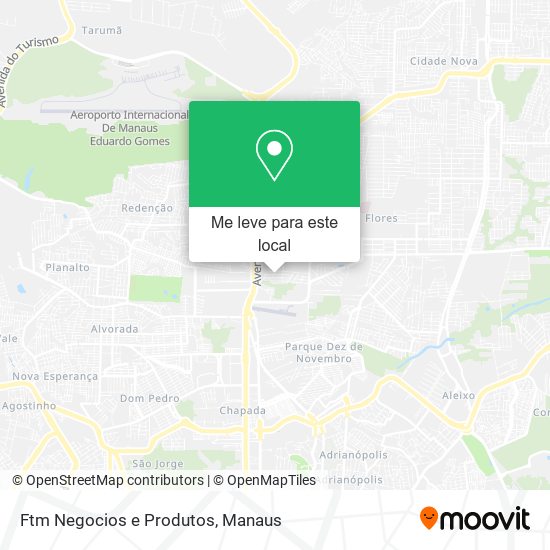 Ftm Negocios e Produtos mapa