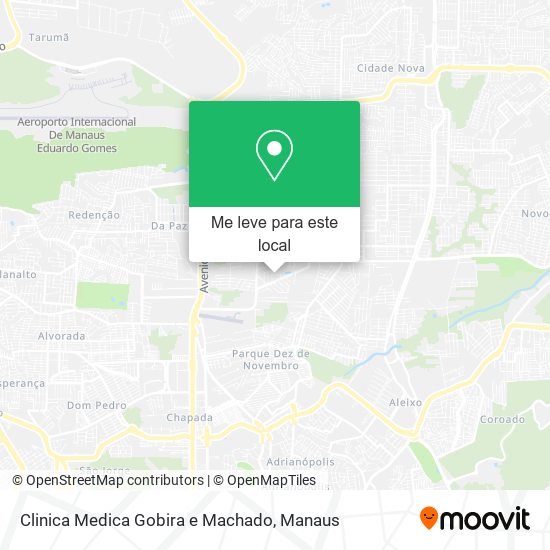 Clinica Medica Gobira e Machado mapa