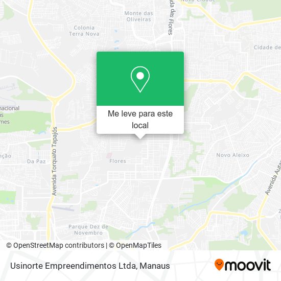 Usinorte Empreendimentos Ltda mapa