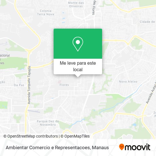 Ambientar Comercio e Representacoes mapa