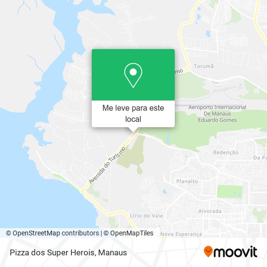 Pizza dos Super Herois mapa