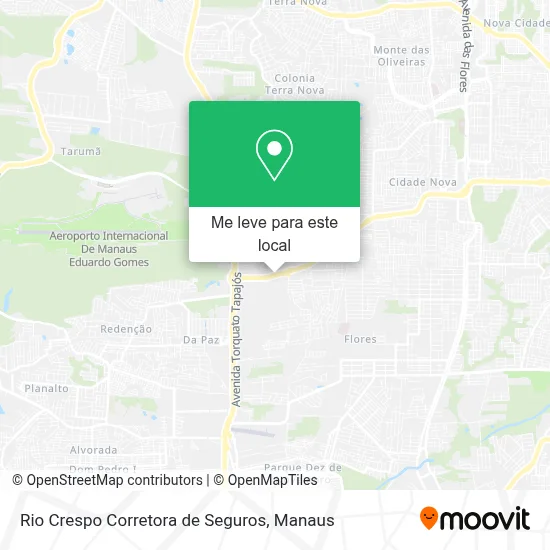 Rio Crespo Corretora de Seguros mapa