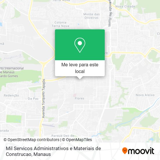 Mil Servicos Administrativos e Materiais de Construcao mapa