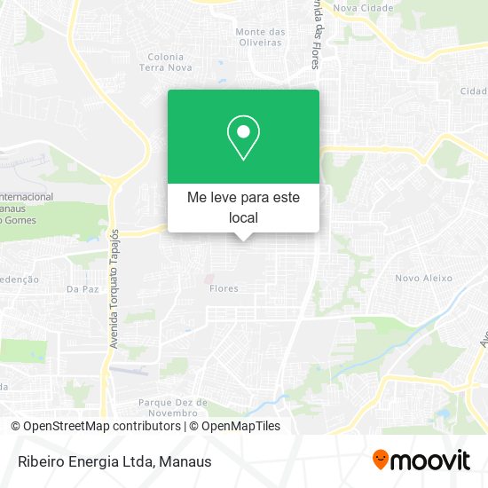 Ribeiro Energia Ltda mapa