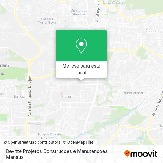 Devitte Projetos Construcoes e Manutencoes mapa