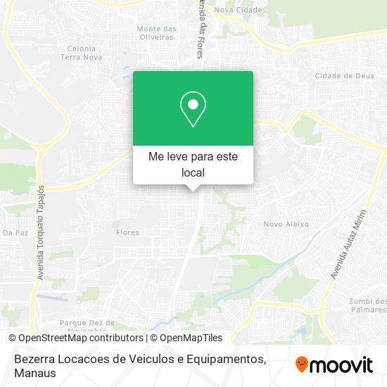 Bezerra Locacoes de Veiculos e Equipamentos mapa