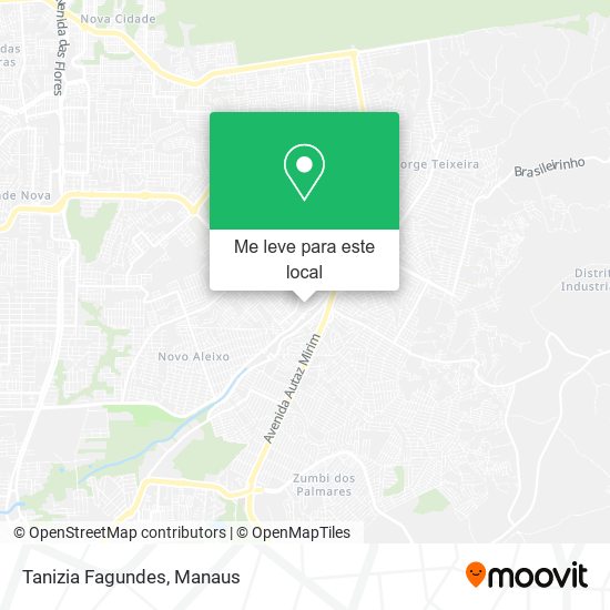 Tanizia Fagundes mapa