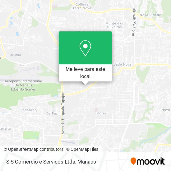 S S Comercio e Servicos Ltda mapa