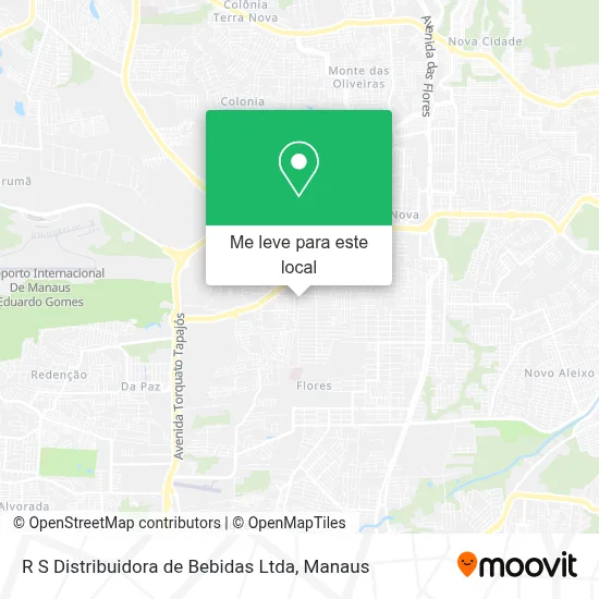 R S Distribuidora de Bebidas Ltda mapa