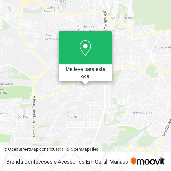 Brenda Confeccoes e Acessorios Em Geral mapa