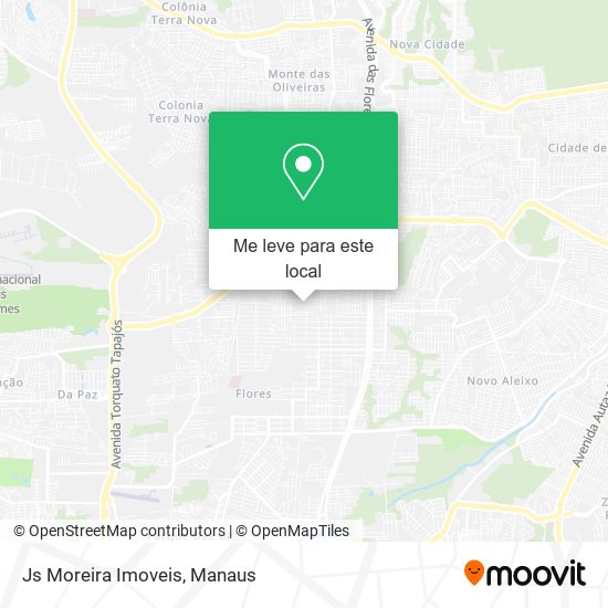 Js Moreira Imoveis mapa