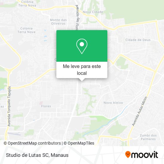 Studio de Lutas SC mapa