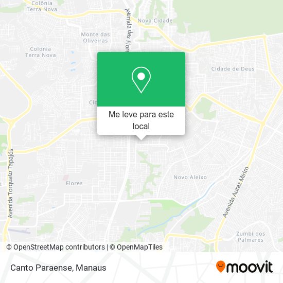 Canto Paraense mapa