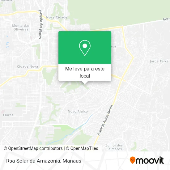 Rsa Solar da Amazonia mapa