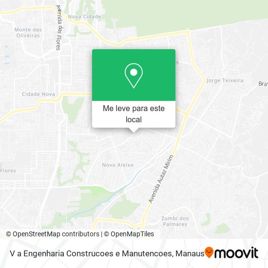 V a Engenharia Construcoes e Manutencoes mapa