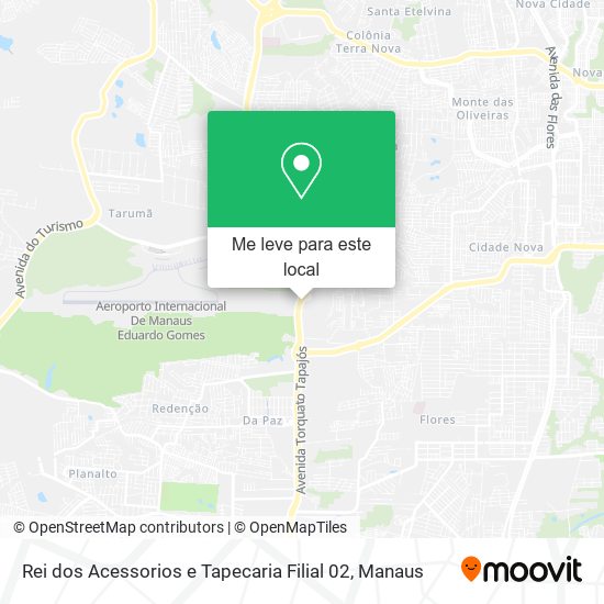 Rei dos Acessorios e Tapecaria Filial 02 mapa