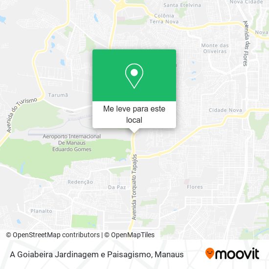 A Goiabeira Jardinagem e Paisagismo mapa