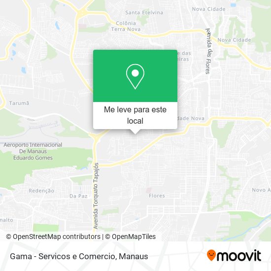 Gama - Servicos e Comercio mapa