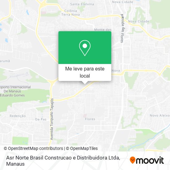 Asr Norte Brasil Construcao e Distribuidora Ltda mapa