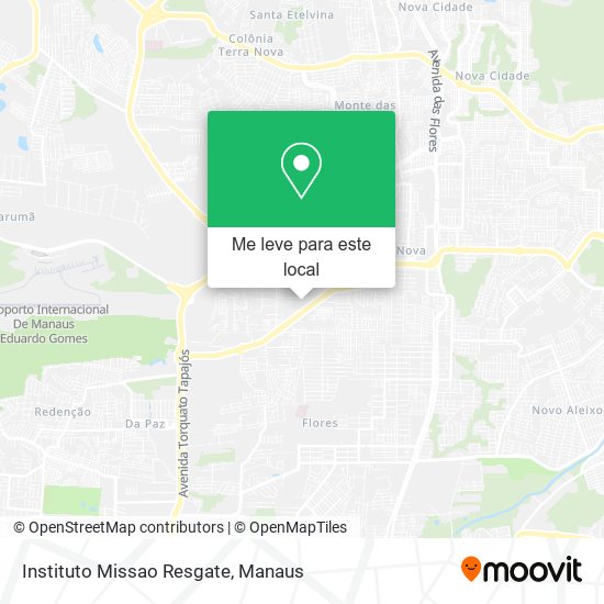 Instituto Missao Resgate mapa