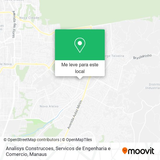 Analisys Construcoes, Servicos de Engenharia e Comercio mapa