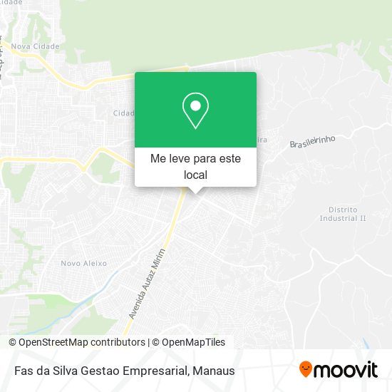 Fas da Silva Gestao Empresarial mapa