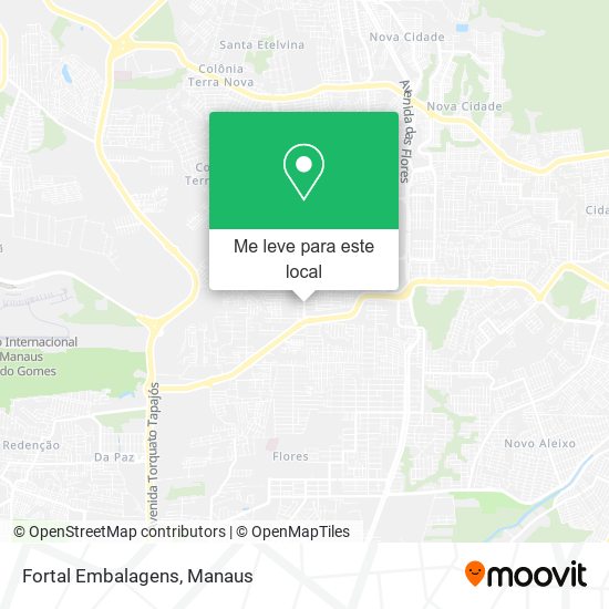 Fortal Embalagens mapa