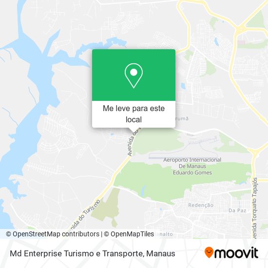 Md Enterprise Turismo e Transporte mapa