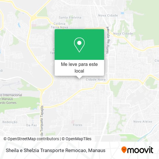 Sheila e Shelzia Transporte Remocao mapa