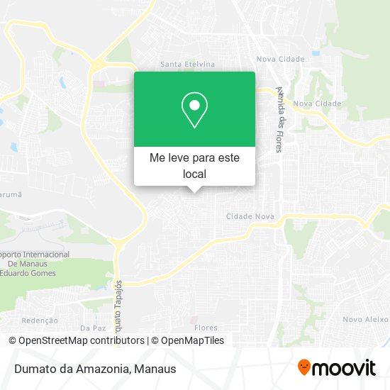 Dumato da Amazonia mapa
