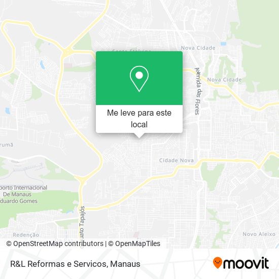 R&L Reformas e Servicos mapa