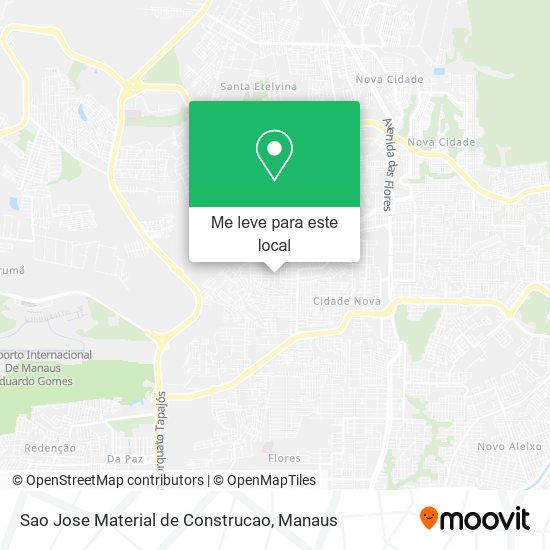 Sao Jose Material de Construcao mapa
