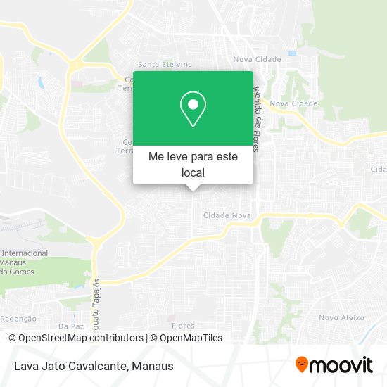 Lava Jato Cavalcante mapa