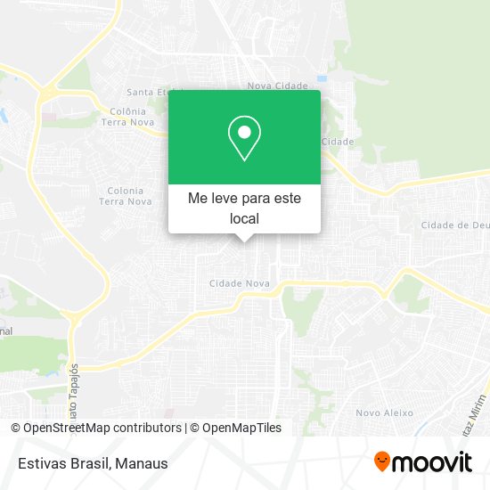 Estivas Brasil mapa