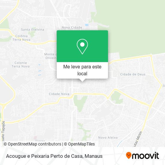 Acougue e Peixaria Perto de Casa mapa