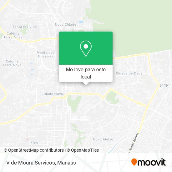 V de Moura Servicos mapa