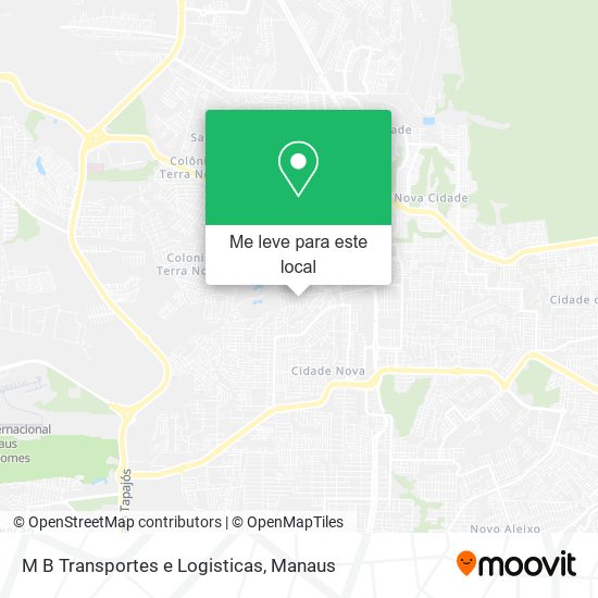 M B Transportes e Logisticas mapa