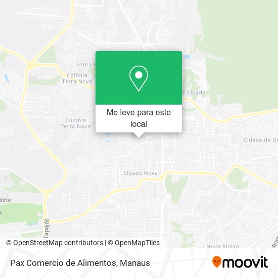Pax Comercio de Alimentos mapa