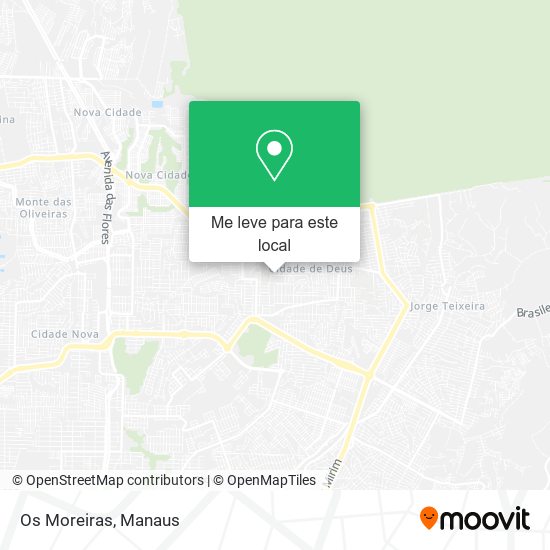 Os Moreiras mapa