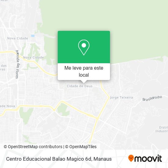 Centro Educacional Balao Magico 6d mapa