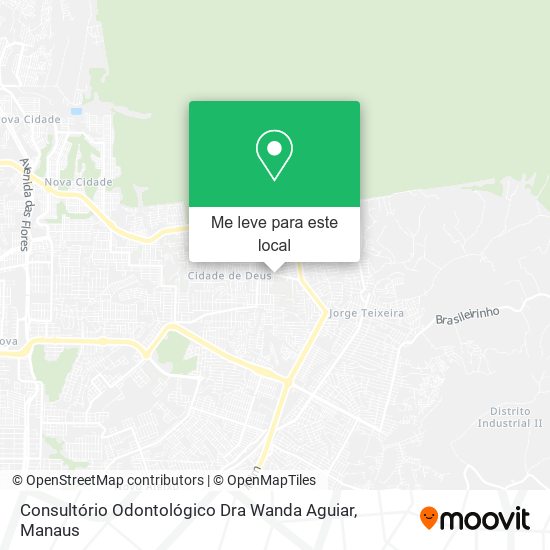 Consultório Odontológico Dra Wanda Aguiar mapa